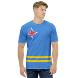 Aruba Flag Men's T-shirt - Conscious Apparel Store
