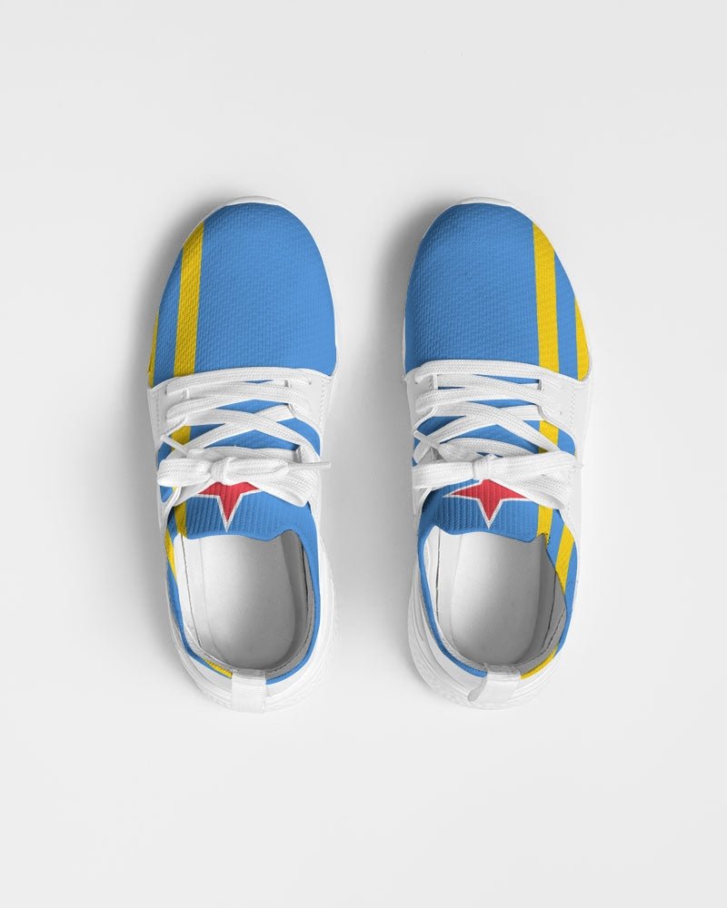 Aruba Flag Men's Two-Tone Sneaker - Conscious Apparel Store