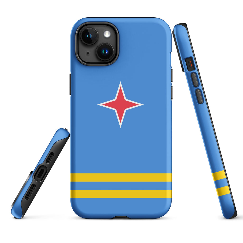 Aruba Flag Tough Cellphone Case for iPhone® - Conscious Apparel Store