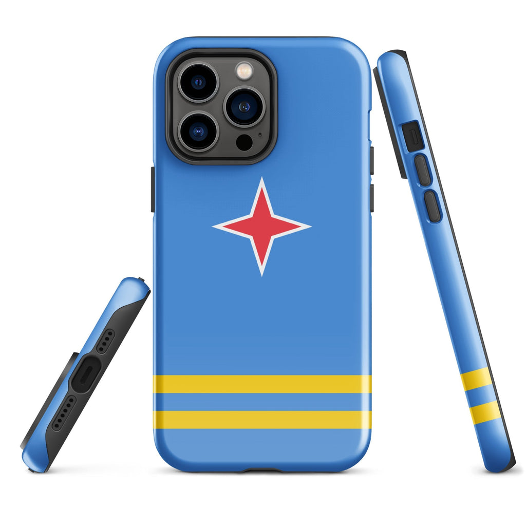 Aruba Flag Tough Cellphone Case for iPhone® - Conscious Apparel Store