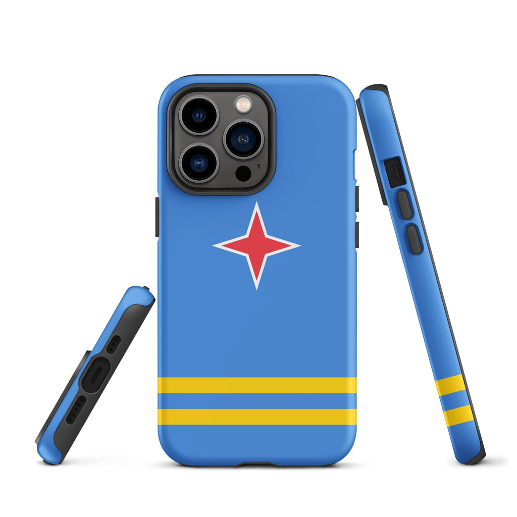 Aruba Flag Tough Cellphone Case for iPhone® - Conscious Apparel Store