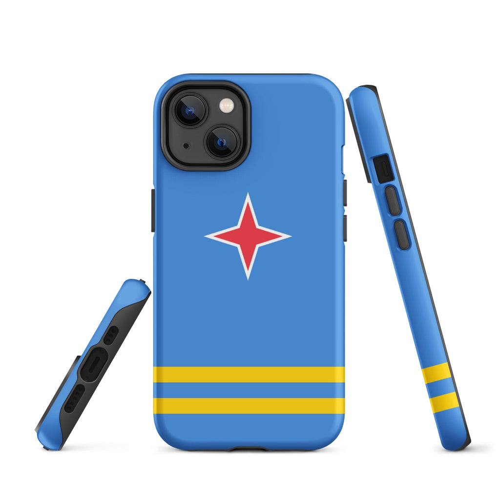 Aruba Flag Tough Cellphone Case for iPhone® - Conscious Apparel Store
