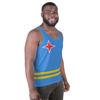 Aruba Flag Unisex Tank Top - Conscious Apparel Store