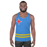 Aruba Flag Unisex Tank Top - Conscious Apparel Store