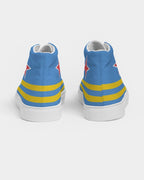 Aruba Flag Women's Hightop Canvas Shoe - Conscious Apparel Store