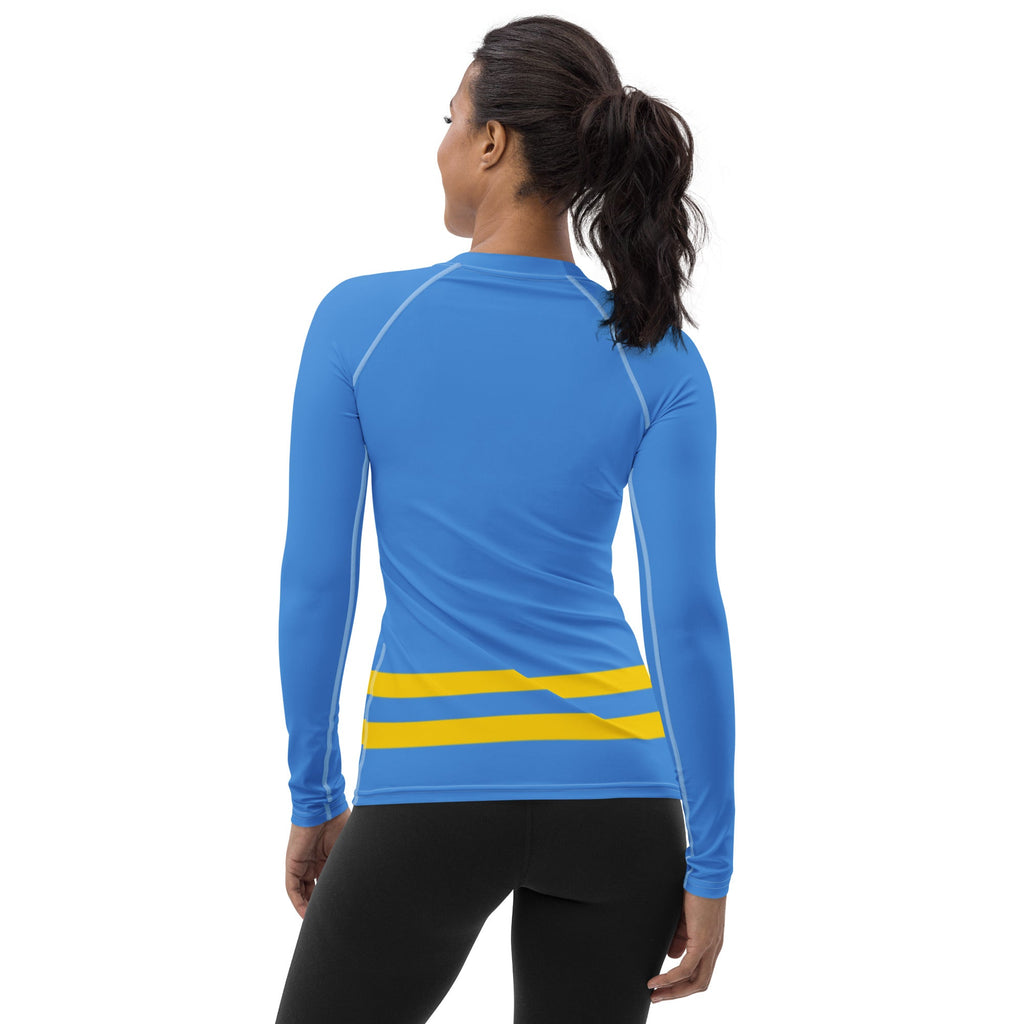Aruba Flag Women's Rash Guard - Conscious Apparel Store