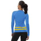 Aruba Flag Women's Rash Guard - Conscious Apparel Store