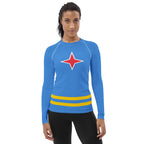 Aruba Flag Women's Rash Guard - Conscious Apparel Store