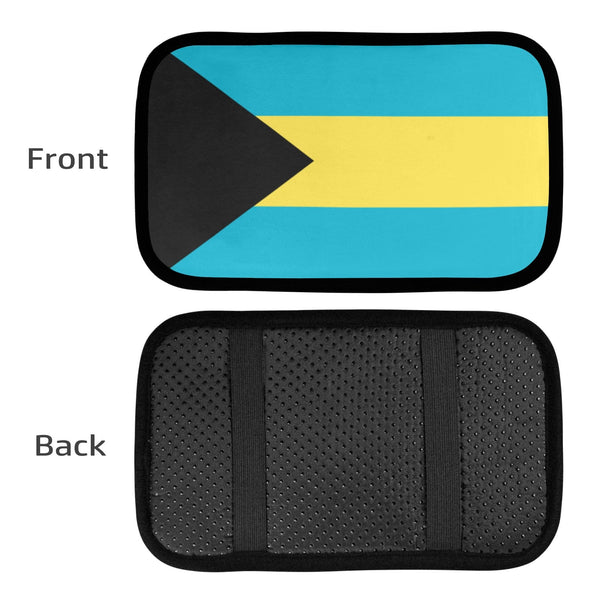 Bahamas Flag Car Armrest Cover - Conscious Apparel Store