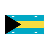 Bahamas Flag Classic License Plate - Conscious Apparel Store