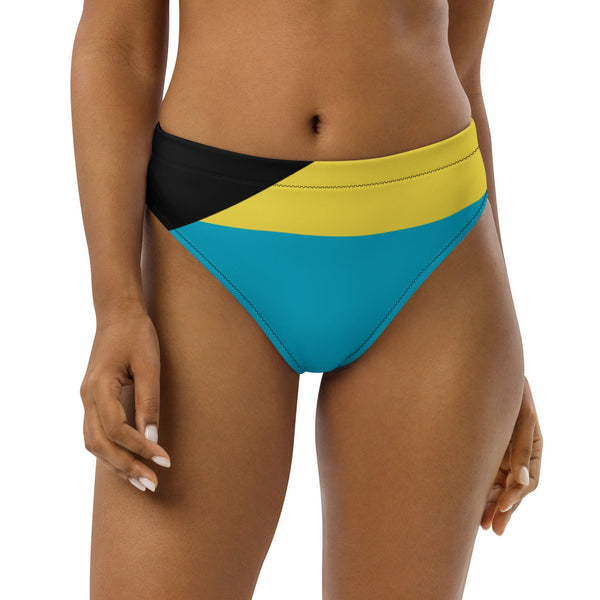 Bahamas Flag high-waisted bikini bottom - Conscious Apparel Store