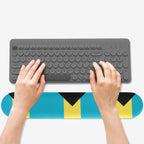 Bahamas Flag Keyboard Wrist Rest Pad - Conscious Apparel Store