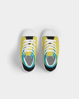 Bahamas Flag Kids Hightop Canvas Sneakers - Conscious Apparel Store