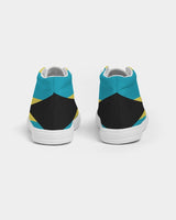 Bahamas Flag Kids Hightop Canvas Sneakers - Conscious Apparel Store