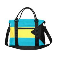 Bahamas Flag Large Capacity Duffle Bag - Conscious Apparel Store