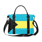 Bahamas Flag Large Capacity Duffle Bag - Conscious Apparel Store