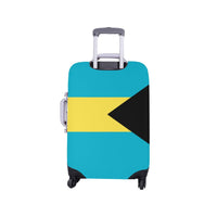 Bahamas Flag Luggage Cover/Small 18"-21" - Conscious Apparel Store
