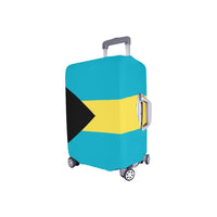 Bahamas Flag Luggage Cover/Small 18"-21" - Conscious Apparel Store