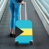 Bahamas Flag Luggage Cover/Small 18"-21" - Conscious Apparel Store