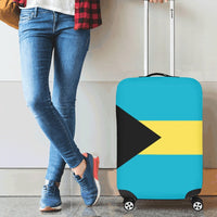Bahamas Flag Luggage Cover/Small 18"-21" - Conscious Apparel Store