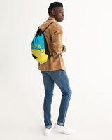 Bahamas Flag Map Canvas Drawstring Bag - Conscious Apparel Store