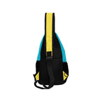 Bahamas Flag Men's Casual Chest Bag - Conscious Apparel Store