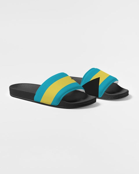 Bahamas Flag Men's Slide Sandal - Conscious Apparel Store