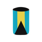 Bahamas Flag Neoprene Can Cooler 4" x 2.7" dia. - Conscious Apparel Store