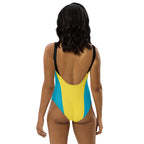 Bahamas Flag One-Piece Swimsuit - Conscious Apparel Store