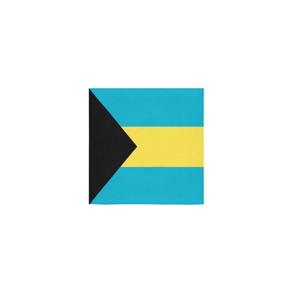 Bahamas Flag Square Towel 13“x13” - Conscious Apparel Store