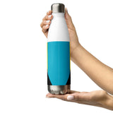 Bahamas Flag Stainless Steel Water Bottle - Conscious Apparel Store