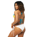 Bahamas Flag string bikini top - Conscious Apparel Store