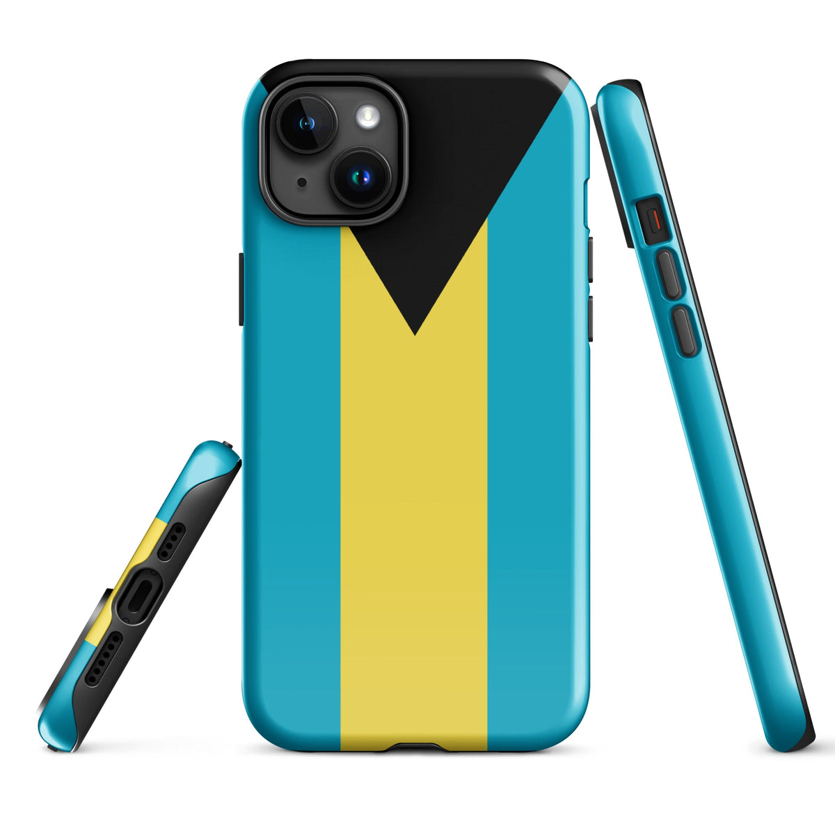 Bahamas Flag Tough Cellphone Case for iPhone® - Conscious Apparel Store