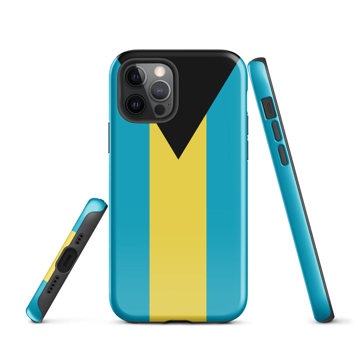 Bahamas Flag Tough Cellphone Case for iPhone® - Conscious Apparel Store