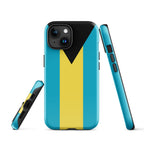 Bahamas Flag Tough Cellphone Case for iPhone® - Conscious Apparel Store