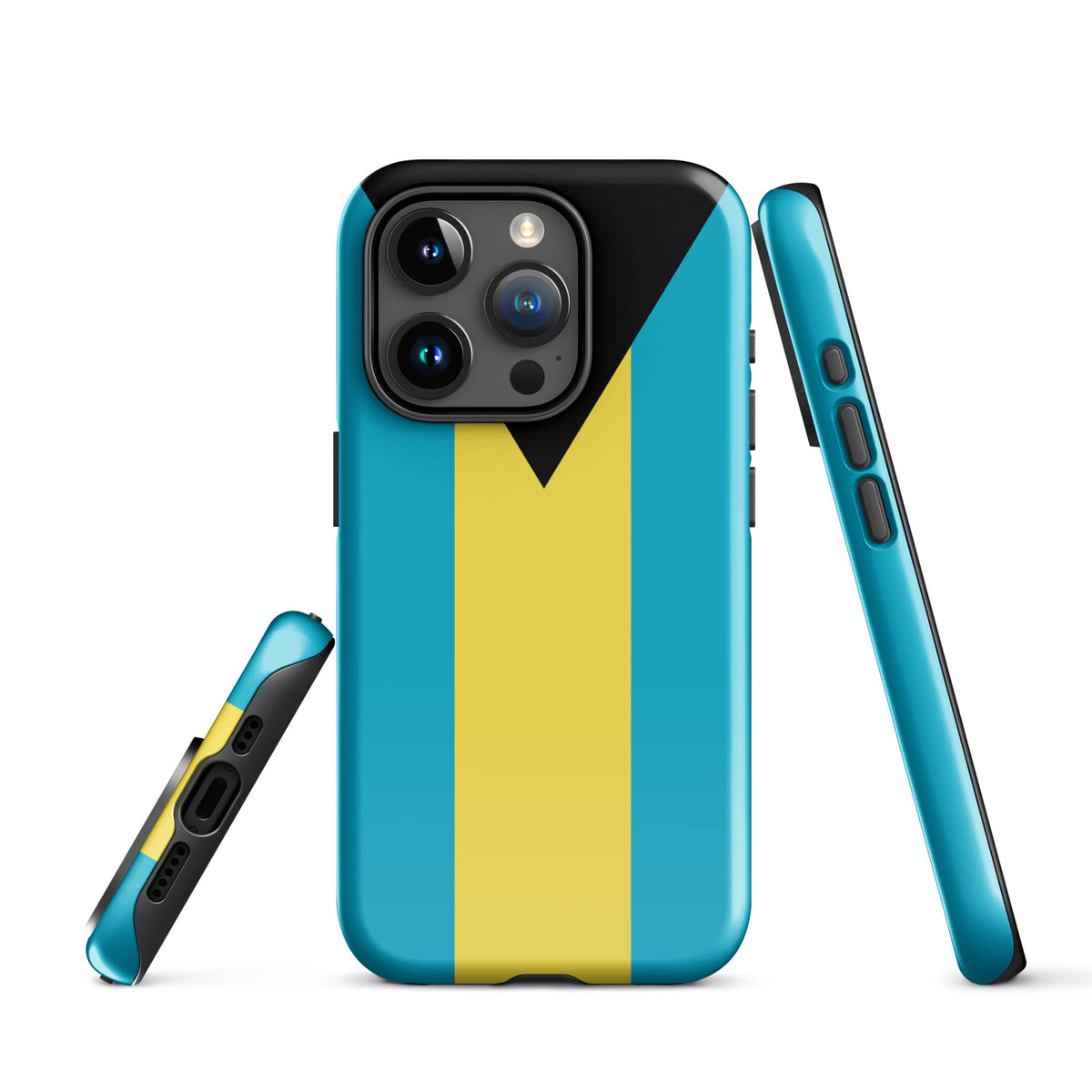 Bahamas Flag Tough Cellphone Case for iPhone® - Conscious Apparel Store