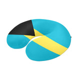Bahamas Flag U-Shape Travel Pillow - Conscious Apparel Store