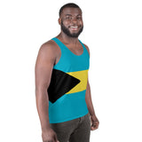 Bahamas Flag Unisex Tank Top - Conscious Apparel Store
