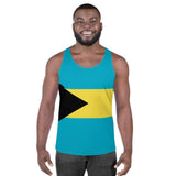 Bahamas Flag Unisex Tank Top - Conscious Apparel Store
