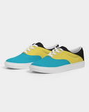 Bahamas Flag Women's Lace Up Canvas Shoe - Conscious Apparel Store