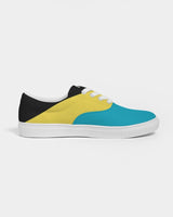 Bahamas Flag Women's Lace Up Canvas Shoe - Conscious Apparel Store