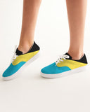 Bahamas Flag Women's Lace Up Canvas Shoe - Conscious Apparel Store