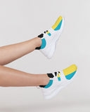 Bahamas Flag Women's Two-Tone Sneaker - Conscious Apparel Store