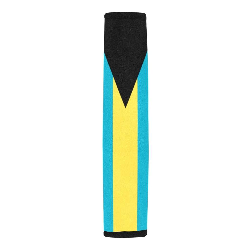Bahamas Flag5 Car Seat Belt Cover 7''x12.6'' (Pack of 2) - Conscious Apparel Store