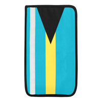 Bahamas Flag5 Car Seat Belt Cover 7''x12.6'' (Pack of 2) - Conscious Apparel Store