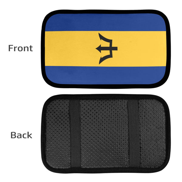 Barbados Flag Car Armrest Cover - Conscious Apparel Store