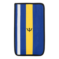 Barbados Flag Car Seat Belt Cover 7''x12.6'' (Pack of 2) - Conscious Apparel Store