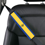 Barbados Flag Car Seat Belt Cover 7''x12.6'' (Pack of 2) - Conscious Apparel Store