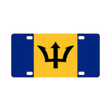 Barbados Flag Classic License Plate - Conscious Apparel Store