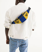 Barbados Flag Crossbody Sling Bag - Conscious Apparel Store